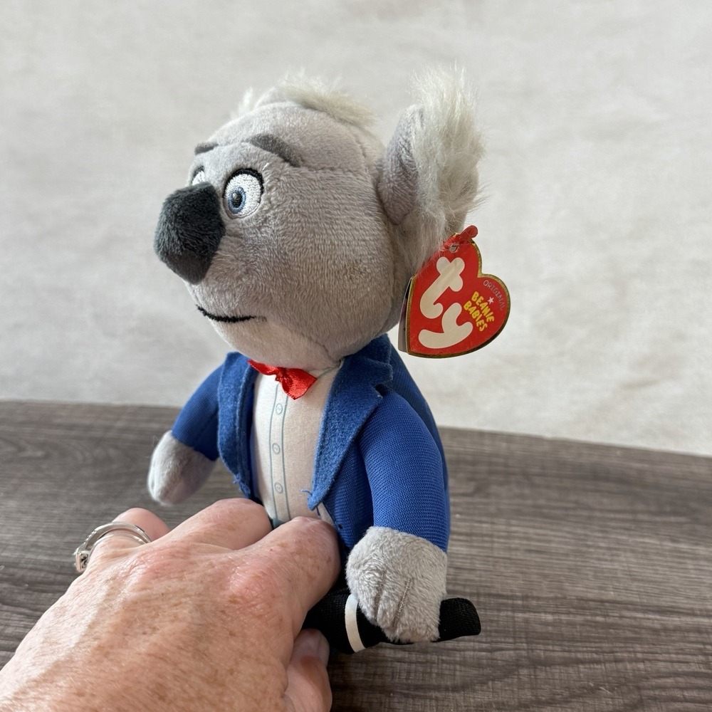 Ty Beanie Baby Collection Buster Moon The Koala Bear 7" Sing Movie New 2017